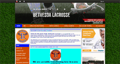 Desktop Screenshot of bethesdalacrosse.org